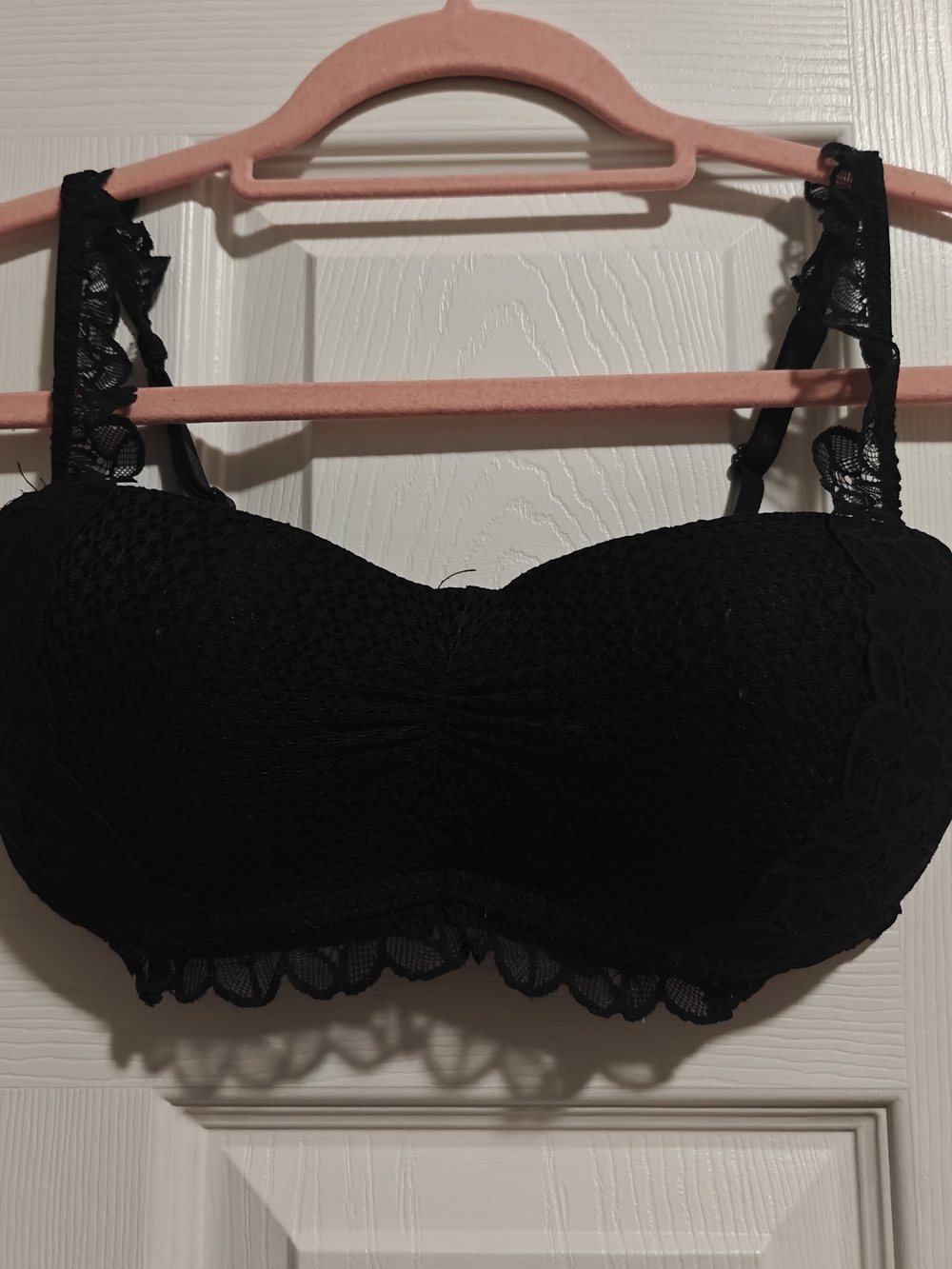 Aerie Lace Balconette Bra - Black - Size Medium